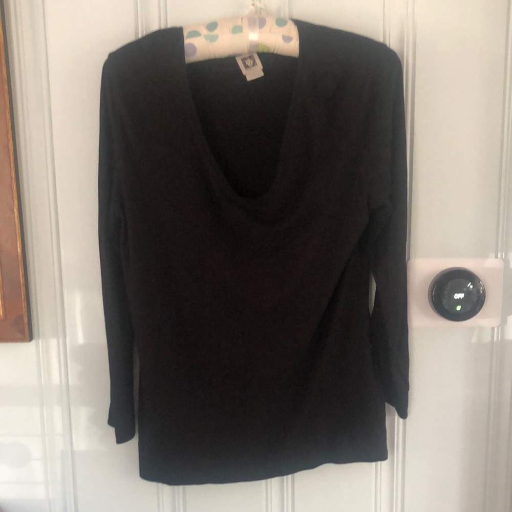 Black Long Sleeve Top